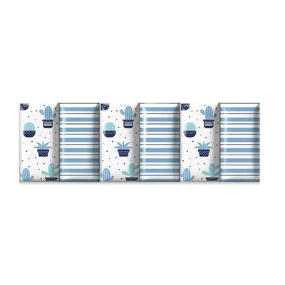 Wall Stickers Thick Soft Wall Sticker Self-Adhesive Wallpaper, 3D Cartoon Children's Wall Stickers, Safety and Anti-Collision Wall Stickers, PU Leather is Easy to Clean (Size : 180x60x3cm)