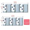 Wall Stickers Thick Soft Wall Sticker Self-Adhesive Wallpaper, 3D Cartoon Children's Wall Stickers, Safety and Anti-Collision Wall Stickers, PU Leather is Easy to Clean (Size : 180x60x3cm) view 2