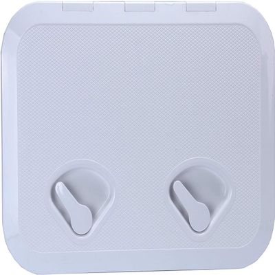 TANFEI Marine Deck Hatch, Boat Deck Hatch Access Hatch and Lid Marine Hatch for Boat (White, 440mm * 315mm)