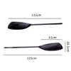 ASSYA Kayak Paddle Accessories Adjustable Carbon Fiber Double Head Shell Paddle Lightweight Oars for Kayaking Boating Canoeing(210-220cm) view 2