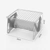 RUNGEASINI Small Camping Wood Stove with Grill Mesh Outdoor Backpacking Detachable Card Type Burner Solo Stainless Steel BBQ Wood Burning Portable BBQ Picnic Hiking Travel Camp Equipment view 4