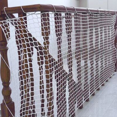 Child Driveway Safety Net, White Knotless Exterior Guardrail Net for Backyard, Kids Safety Mesh for Stair Balcony Railing, Soccer/Football Field Netting(Size:0.5Mx1M(1.64FTx3.28FT),Color:White)
