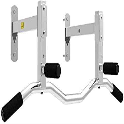 Pull Up Bar Home Gym Strength Training Wall-mounted Horizontal Bar Wall Pull-ups Two Levels Of Height Adjustment Classic Curve Rod Exercises More Muscle Groups Multifunctional Fitness Equipmen Strengt