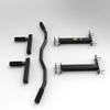 Pull Up Bar Home Gym Strength Training Wall-mounted Horizontal Bar Wall Pull-ups Two Levels Of Height Adjustment Classic Curve Rod Exercises More Muscle Groups Multifunctional Fitness Equipmen Strengt view 2