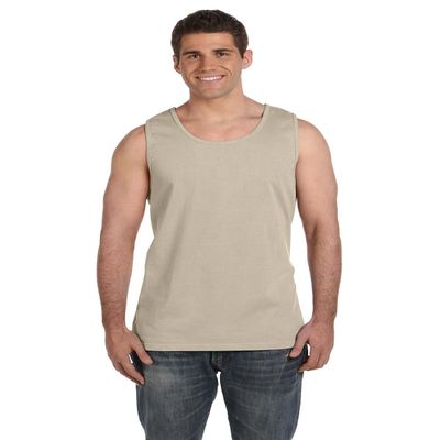Comfort Colors Mens 6.1 Oz. Ringspun Garment-Dyed Tank (C9360) -Sandstone -L