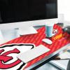 YouTheFan NFL Kansas City Chiefs Logo Series Desk Pad SMU view 3