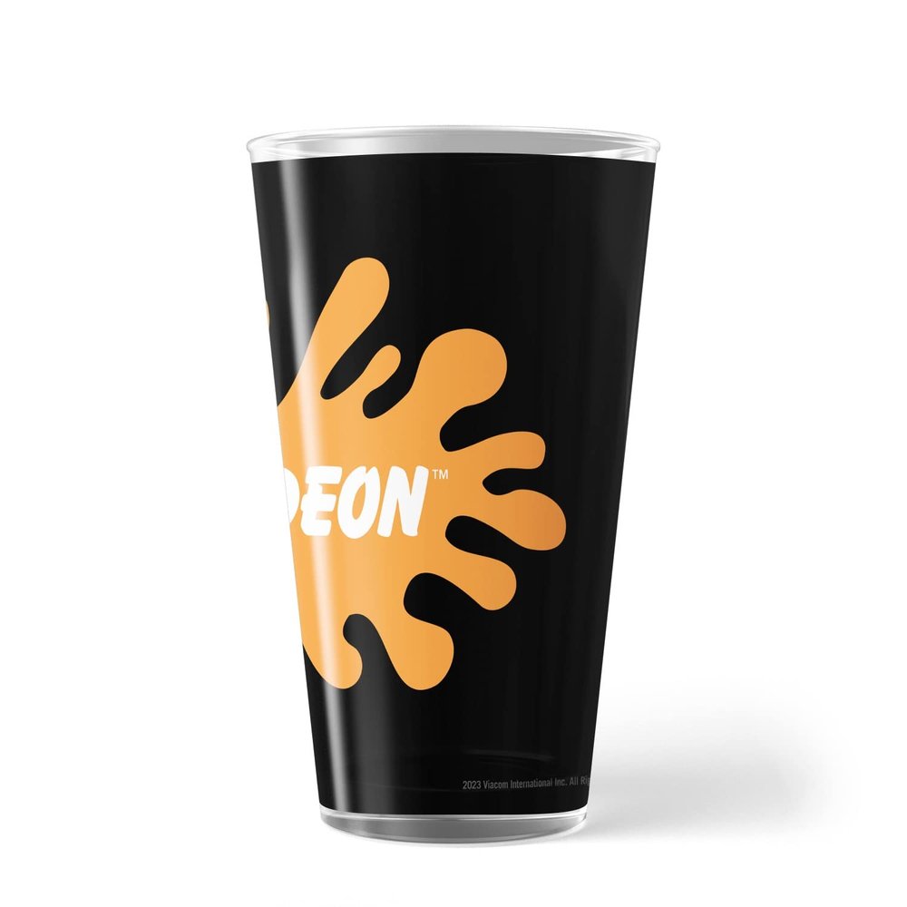 PARAMOUNT NETWORK Retro Nickelodeon 17 oz Pint Glass, Black