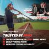 PowerNet Pro Softball & Baseball Batting Tee, 25-45 Inch Adjustable Height, Universal Baseball Tee for Hitting Drills, Includes Sandbag Pro for Added Stability view 2