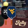 Rally Republic Officially Licensed Collegiate Pickleball Paddle - USA Pickleball Association Approved Racket - Lightweight Honeycomb Core, Carbon Fiber Exterior, Premium Leather Grip for Comfort view 3