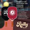 Rally Republic Officially Licensed Collegiate Pickleball Paddle - USA Pickleball Association Approved Racket - Lightweight Honeycomb Core, Carbon Fiber Exterior, Premium Leather Grip for Comfort view 3