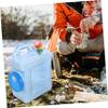 BESPORTBLE Water Containers Portable Drinking Bucket Portable Water Container Portable Water Kettle Liquid Travel Containers Water Container with Tap Emergency Water Storage Bucket 5 Liter view 3