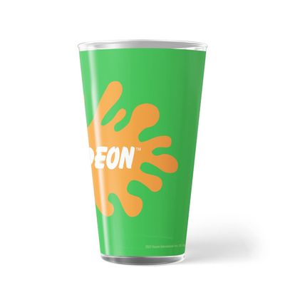 PARAMOUNT NETWORK Retro Nickelodeon 17 oz Pint Glass, Green