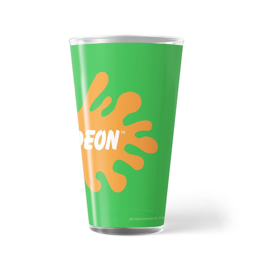 PARAMOUNT NETWORK Retro Nickelodeon 17 oz Pint Glass, Green