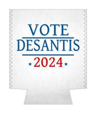 1 Pack - Desantis Vote 2024 Election Political Drink Cooler Sleeve