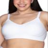 Vanity Fair Womens Wireless Comfort Bra, Customize Your Shape & Support: Convertible Straps, Easy Pullover, Back Smoothing Bra, Seamless Stretch - White, Small US view 1