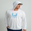 HUK Mens Icon X Hoodie, Fishing With Sun Protection For Shirt, White, 3X-Large US view 4