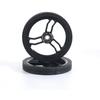 Stylish 80mm Easy Wheels for Brompton model 2023 Black view 1