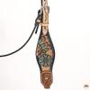 HILASON Western Horse Floral Headstall Breast Collar Set American Leather Tan | Tack for Horses view 4