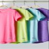 Girls 4 Pack Athletic T-Shirts, Short Sleeve Dry Fit Performance Workout Tops, Active Tees for Kids & Teens (Set 3, Youth X-Large) view 4