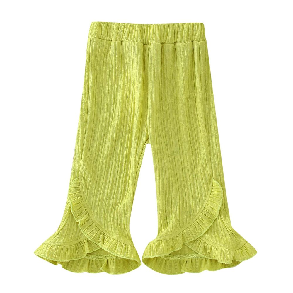 3t Boys Clothes Toddler Girls Summer Pants Solid Color Trousers for Girls Clothes Fashion Outwear (Green, 6-12 Months)