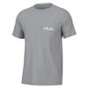 HUK Mens KC Scott Short Sleeve Tee, Performance Fishing T-Shirt, Texas Redfish - Harbor Mist, X-Large view 3
