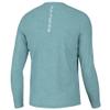 HUK Mens Pursuit Heather Long Sleeve Shirt, Fishing Shirt, Marine Blue Heather, Medium view 3