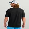 HUK Mens Performance Fishing Logo Tee, Short Sleeve, Quick-Dry, Logo 2.0 - Black, Medium view 3