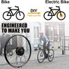 GEHPYYDS Front Hub Motor Kit,36V 48V 250W 350W 500W 1000W 1500W Ebike Conversion Kits Front Wheel 20"-700C Electric Bike Conversion kit, Brushless Hub Motor E-Bike Conversion Kit,700C-36V/250W view 2