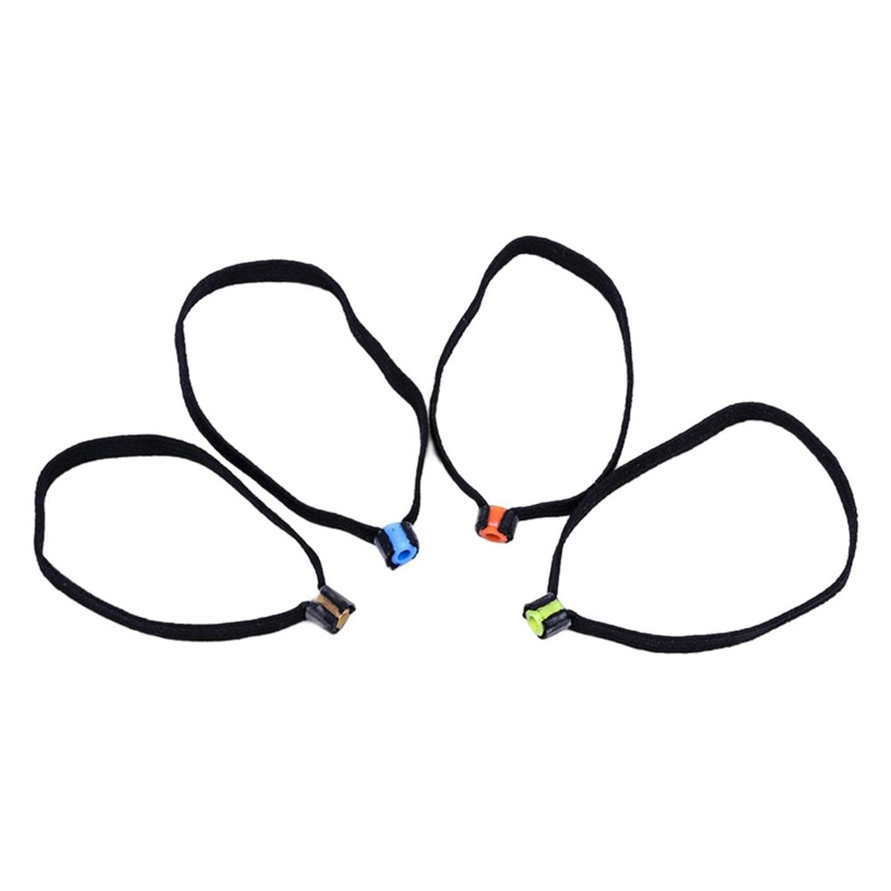 predolo Tippet Spool Tenders Tippet Rings Portable Gadget Fishing Tackle Threader Fishing Line Loop Sturdy for Outdoor Activities Attachments, 4 Piece