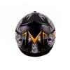 Youth Motocross Helmet, FMVSS 218 Certified Full-Face Motorcycle Helmet for Dirt Bike & ATV, Lightweight and Comfortable, 4-Piece Set (Small, White Magic) view 3