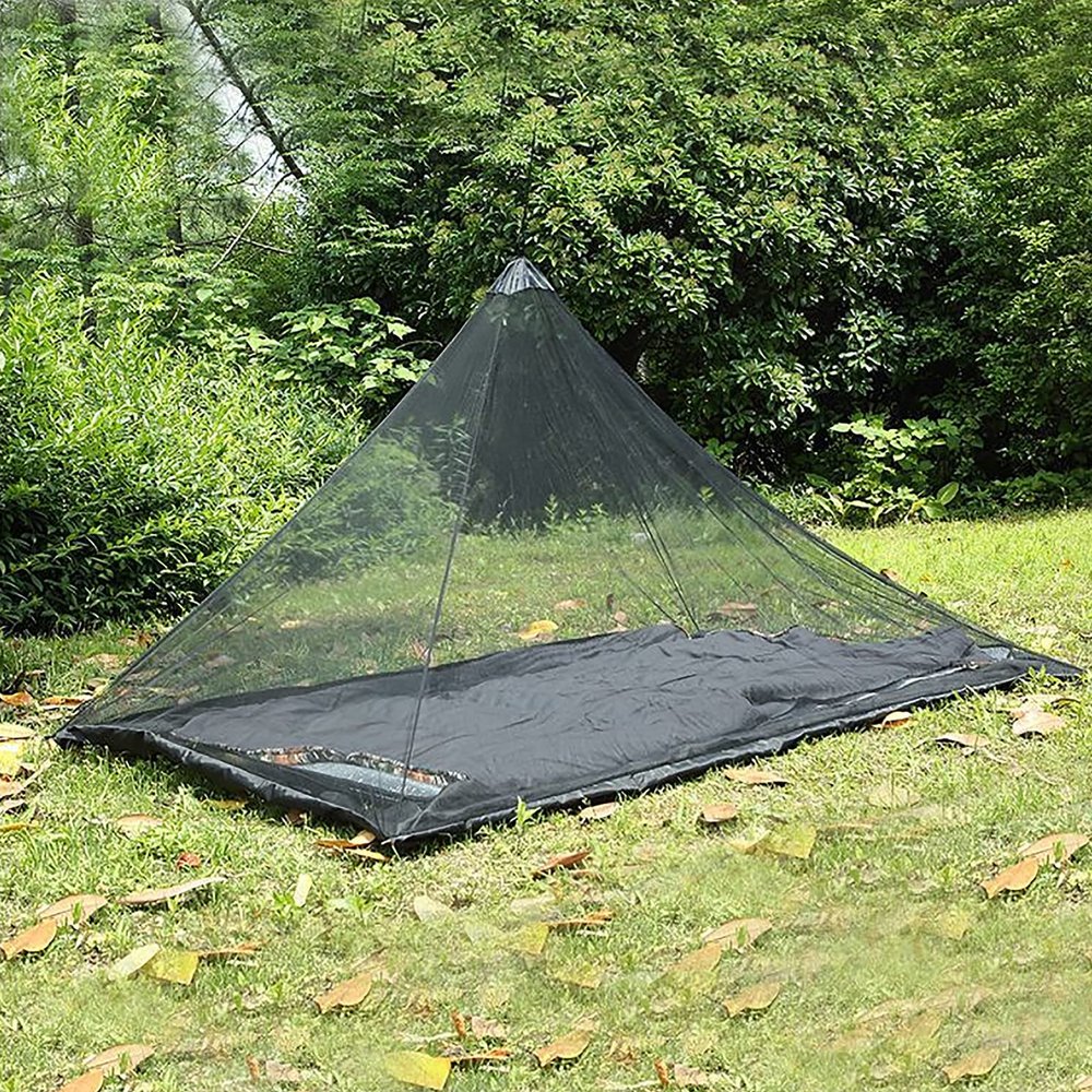 Mosquito Mesh Net with Carry Bag Camping Tent Shelter Screen House Room Screened Mesh Net Outdoor Patios Canopy Netting Curtain