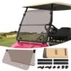 10L0L Foldable Golf Cart Windshield for Club Car DS 2000-Up Gas & Electric Models, UV-Proof & Impact Resistant, Lightweight Golf Cart Windshield-Tinted
