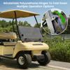10L0L Foldable Golf Cart Windshield for Club Car DS 2000-Up Gas & Electric Models, UV-Proof & Impact Resistant, Lightweight Golf Cart Windshield-Tinted view 3