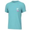 HUK Boys Short Sleeve Performance Tee, Kids Fishing T-Shirt, Sail Bones - Marine Blue, Small US view 2