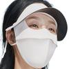 Ice Silk Breathable Outdoor Hanging Ear Sunscreen Mask UPF 50+ Breathable Sun UV Protection Face Mask for Women (A Light Green,US,Alpha,Medium,Regular,Regular) view 1