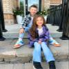 ZENTHACE Kids Girls Sherpa Fleece Lined Flannel Shacket Jacket Fall Plaid Button Down Flannel Shirts Thick Boy Purple S Size 5-6 view 2