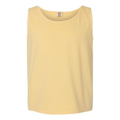 Mens 6.1 Oz. Ringspun Garment-Dyed Tank (9360) -Butter -S