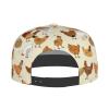 A Brood of Chickens Baseball Cap for Men Women Snapback Hat Hip Hop Style Flat Bill Brim Adjustable Visor Beach Trucker Hat view 2
