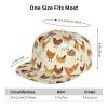 A Brood of Chickens Baseball Cap for Men Women Snapback Hat Hip Hop Style Flat Bill Brim Adjustable Visor Beach Trucker Hat view 4