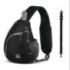 WATERFLY Crossbody Sling Bag Small Water Resistant Backpack Lightweight Shoulder Chest Daypack for Men Women Hiking Travel view 1