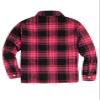 ZENTHACE Kids Girls Sherpa Lined Flannel Shacket Jacket Plaid Flannel Shirts Winter Fleece Jackets Boy Hot Pink XXL Size 18-20 view 3