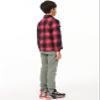 ZENTHACE Kids Girls Sherpa Lined Flannel Shacket Jacket Plaid Flannel Shirts Winter Fleece Jackets Boy Hot Pink XXL Size 18-20 view 4