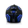 Youth Motocross Helmet, DOT Certified Full-Face Motorcycle Helmet for Dirt Bike & ATV, Lightweight and Comfortable, 4-Piece Set (Medium, Blue Arrow) view 4