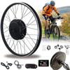 E-Bike Conversion Kit 20"/24"/26"/27.5"/28"/700C Front Motor 36V/48V 350W/500W Brushless with teeth Hub Motor, Electric Bike Conversion kit ,ebike conversion Kit,with KT-LCD8 Display,27.5in-36V/350W view 1