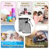 Sliverdew 10PCS Small Mesh Bags Drawstring Black Mesh Drawstring Bag Mini Nylon Net Bag with Drawstrings Small Travel Stuff Bags 6 x 4 inch view 4