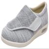 ACE SHOCK Mens Diabetic Shoes Wide Width Elderly Walking Shoes with Adjustable Closure Air Cushion Sneakers for Plantar Fasciitis Bunions Swollen Feet (11.5,Pale Grey) view 1