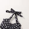 Baby Girl Bikini Kids Toddler Polka Dot Swimsuits Swimwear Beach Bathing Suit Bikinis Set Girls (Black, 6-12 Months) view 4