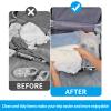 Clear Shoe Bags - 10 PCS, 15.7" x 11.8", Drawstring Travel Shoe Bags for Packing, Waterproof Dustproof Portable Shoe Storage for Men and Women view 4