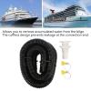 Marine Bilge Pump Installation Kit, 1 1/8in Black PVC Hose with Clamps, Thru Hull Fitting for Boats, Yachts, RVs view 2