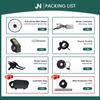 GEHPYYDS E-Bike Conversion Kit 36V/48V 350W/500W Front Hub Motor Kit Electric Bike Conversion Kit 20"/24"/26"/27.5"/28"/29"/700CFront Wheel Electric Bike Kit with LCD4 Display,28in-36V/350W view 3